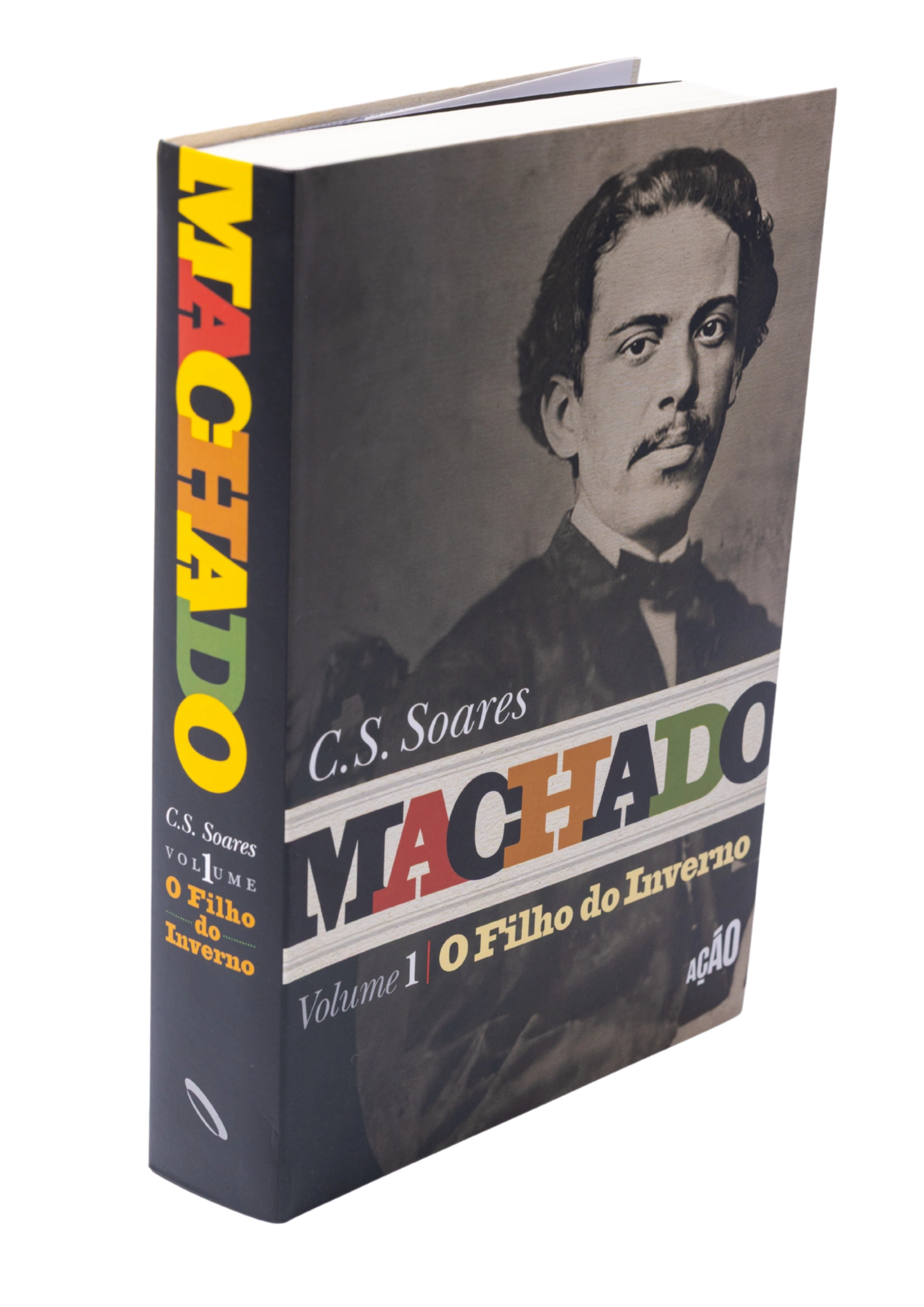 Capa tridimensional de Machado: O Filho do Inverno